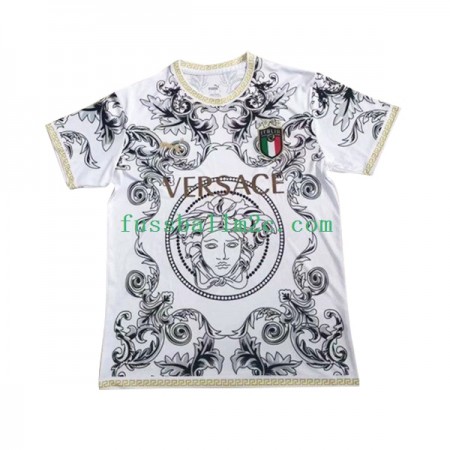 Fußballtrikots Italien Versace Weiß 2023-2024